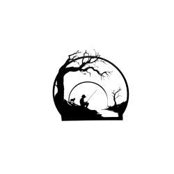 Le pêcheur à l’étang