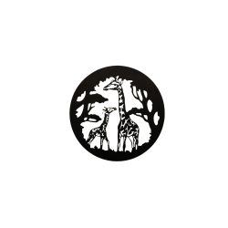 Girafes dans un rond