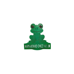 Bienvenue grenouille  verte