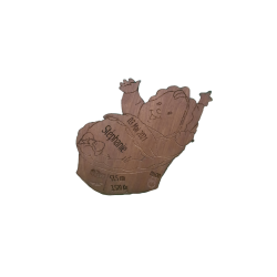 Plaque de naissance bébé...